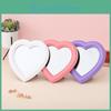 Espejo Cosmético Decorativo para Niña Espejo Corazón Espejo para Dormitorio de Estudiante Espejo Pequeño Portátil para el Hogar