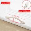 NAIERDI Ivory White Cabinet Handles Zinc Aolly Kitchen Cupboard Door Pulls Drawer Knobs European Fashion Furniture Handle
