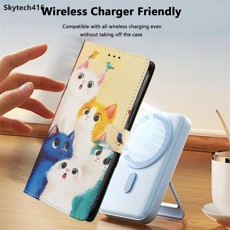 Leather Wallet Flip Case For Samsung Galaxy J3 J4 J5 J6 J7 Note 8 9 10 Lite 20 Ultra X Cover 4 4S 5 6 2016 2017 2018 Pro Plus Cover