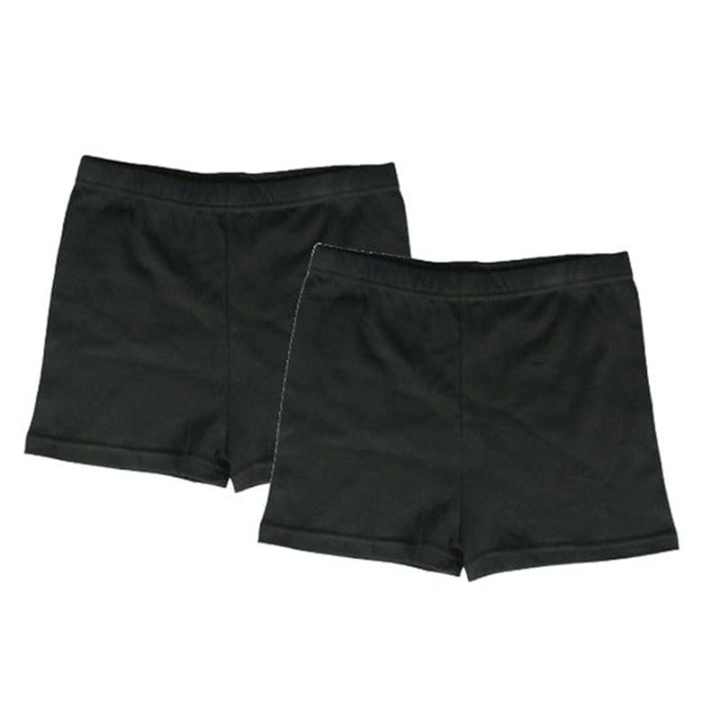 

[box408] overpants 2 pieces set ladies 1/4 length leggings spats black black underpants inner pants show panties (L-LL)