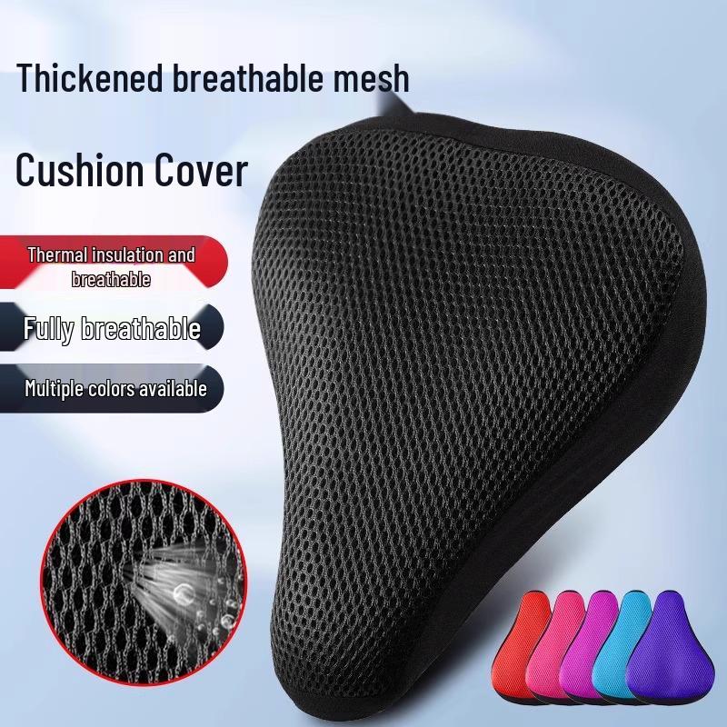 

Breathable Summer Bicycle Seat Cushion – Comfortable Universal Bike Saddle Cover One Size