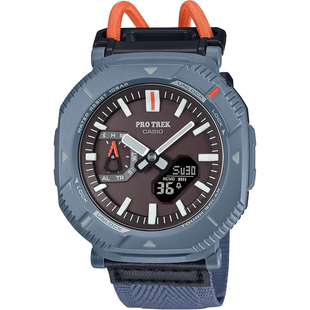 Casio Pro Trek Hiker Line Bluetooth Tough Solar Biomass Plastic Men s Watch Dusty Blue
