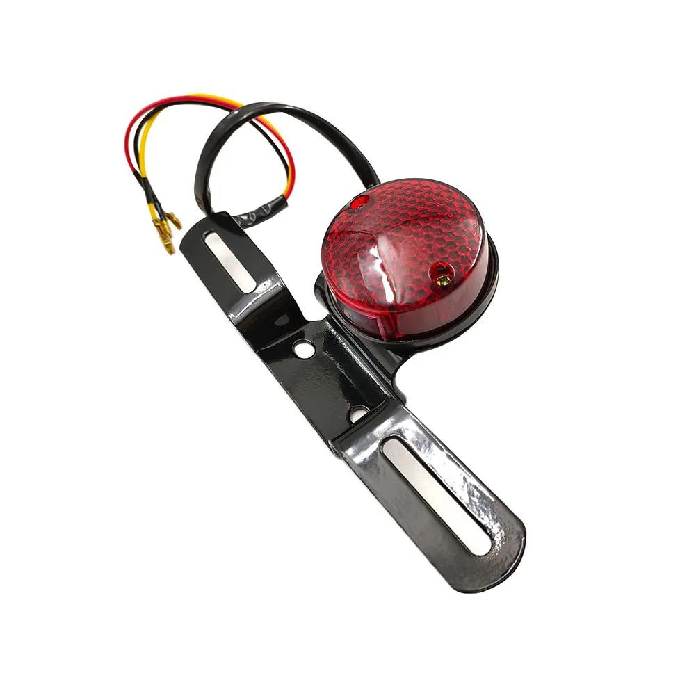 12v Halogen Moto Rear Lights Motorcycle Tail Brake Stop Light Cafe Racer For Chopper Bobber Motorbike Accessories