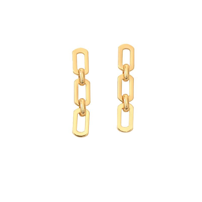 925 Sterling Silver Long Chain Earrings for Women - Niche Design, Simple Polished, Trendy 2021 Ear Jewelry
