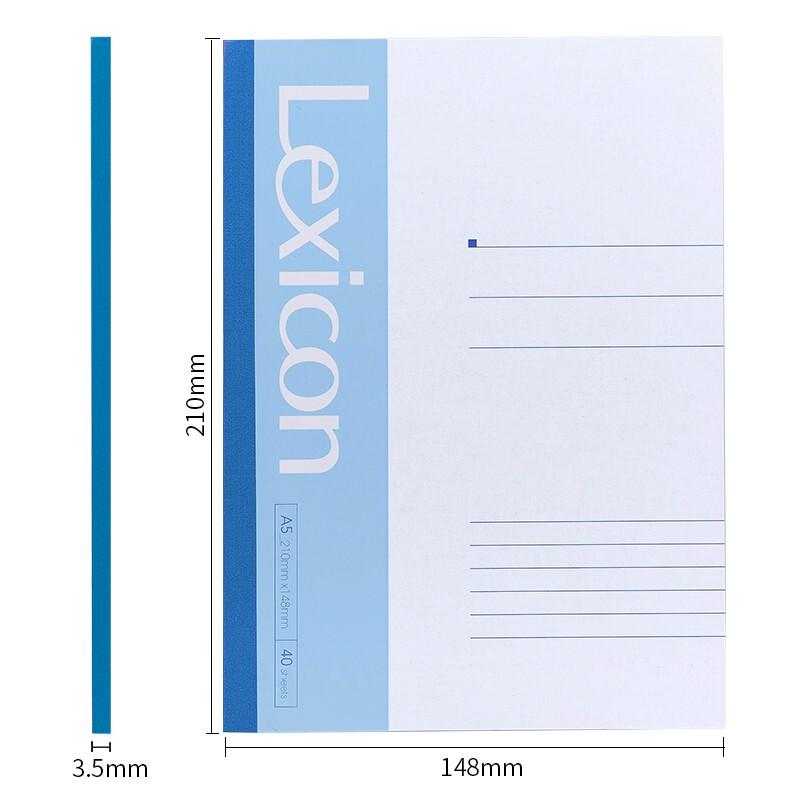 Deli A5 Soft Cover Notebook (12-Pack)