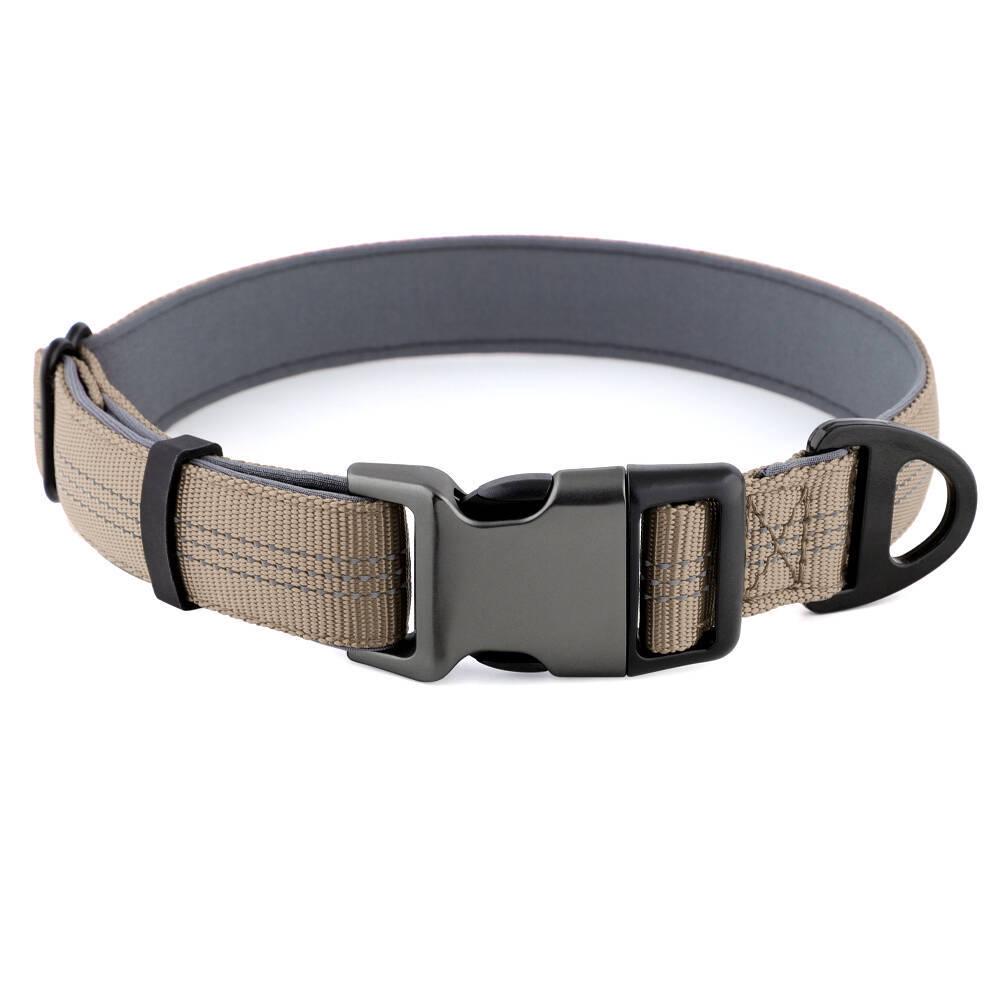Reflektierendes Nylon-Hundehalsband mit atmungsaktivem Tauchfutter - Kleine, mittlere, große Größen