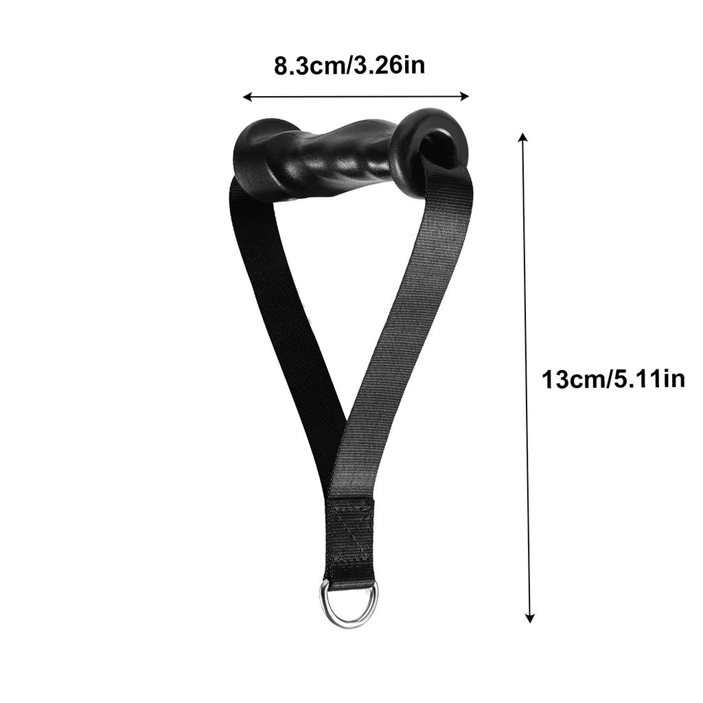 1 Pair Fitness Machine Handle, Ergonomic Grip For Effective Arm and Core Workouts Exercise Handle for Cable Machine