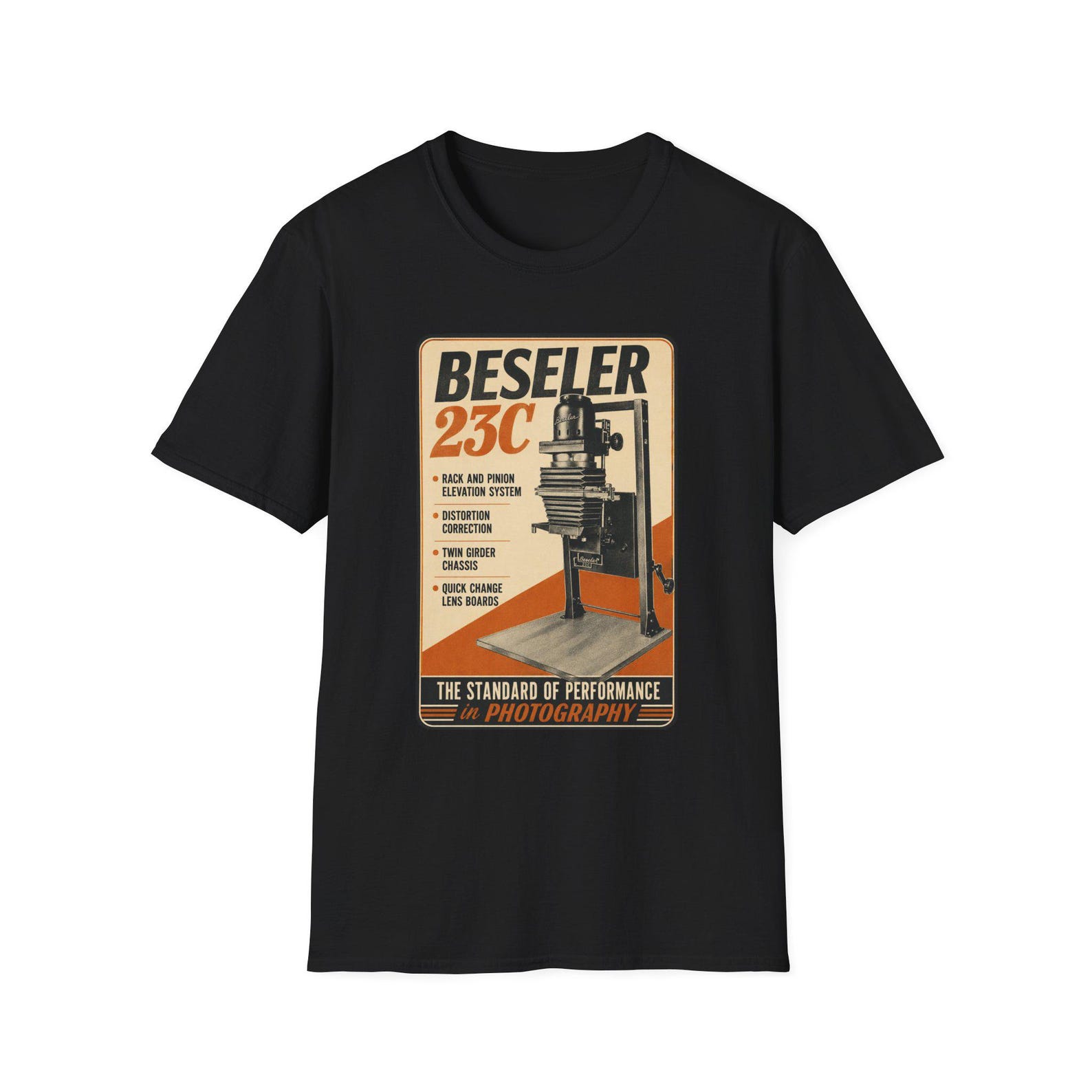 Beseler 23C Enlarger photography darkroom humor vintage T-Shirt L