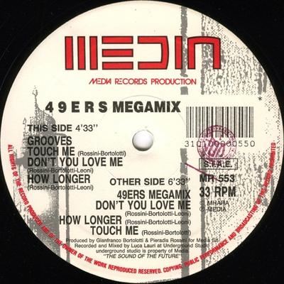 12inch Record 49ERS - 49ers Megamix MR553 Media Records 1990 Italy Dance & Electronica Used