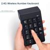 Slim Design Wireless Keyboard 2.4G Wireless Wireless Numeric Keypad Mini Digital Keypad  Office