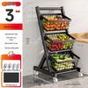 Multi-layer Fruit and Vegetable Storage Rack
