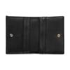 Gucci Horsebit GG Letter Pattern Horsebit Detail Fabric Card Holder Women's Beige and Dark Brown