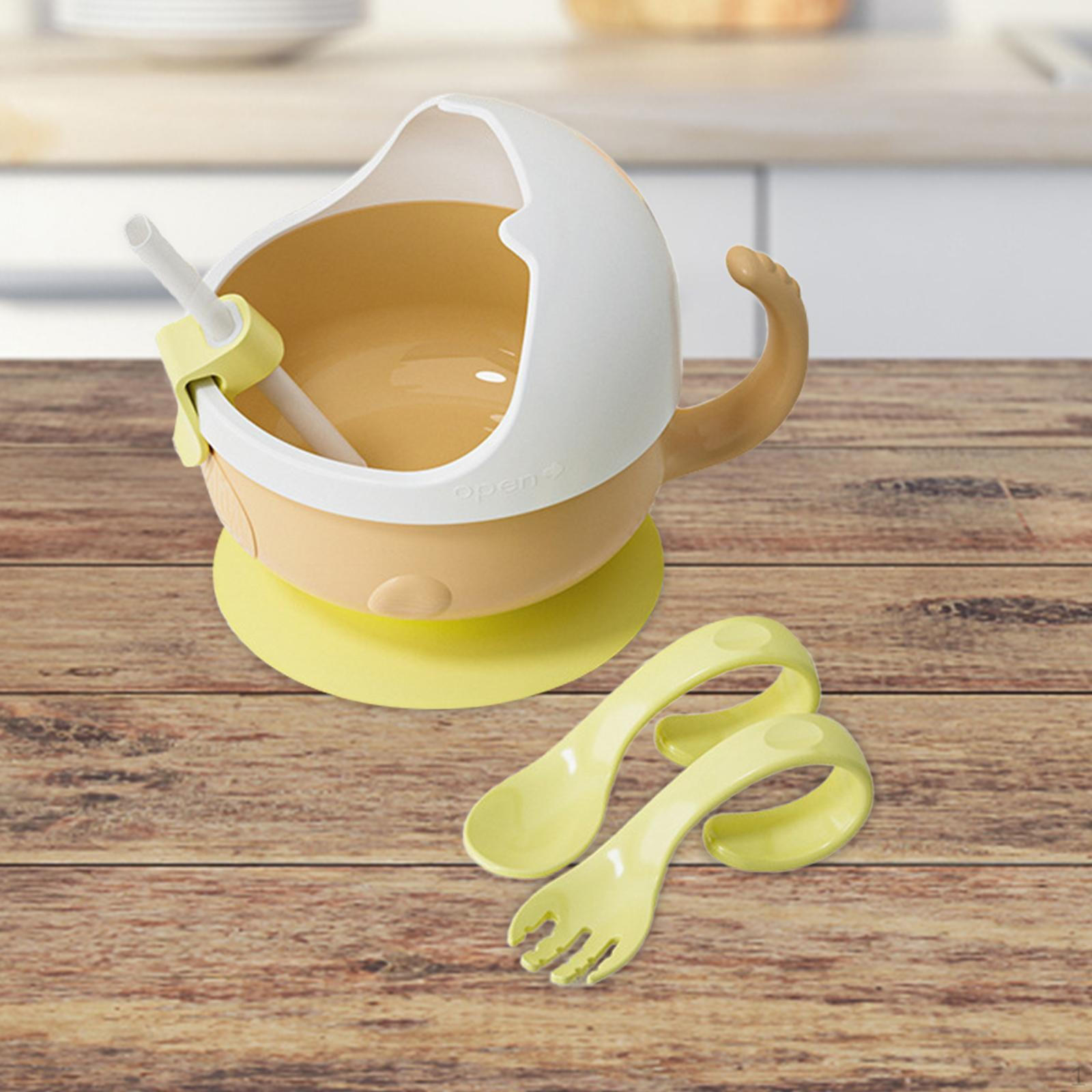 

Миска для младенцев, контейнер для еды, присоска для детей, мальчиков и девочек, розовая жёлтый