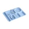 Dinner Plate Straw Lunch Snacks Dish Spoon Chopsticks Set
