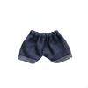 14cm Doll Clothes Easy To Wear BJD Jeans Soft Material Shorts for Kids Dark Blue