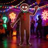 Gingerbread Man Costume With Polyester Fabric For Christmas Cosplay And Halloween Parties
