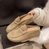 New Women's Shoes with Thick Soles, Versatile, Breathable and Casual, Can Be Worn with One Foot and Half A Drag