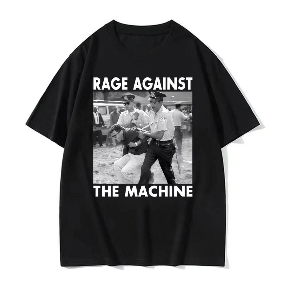 Bernie Sanders Funny Meme T-shirts Rage Against The Machine Graphics T Shirt Men Women Vintage High Street Short Sleeve Top -... S разноцветный