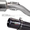 Motorcycle 675 Carbon Fiber Tail Modification Exhaust Muffler, 2006-2017