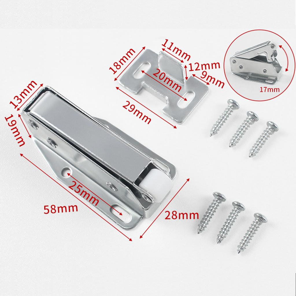 Industriequalität Elefantenrüssel-Schloss Schranktürschloss Türriegel Türschlösser & Riegel Kaltgewalzter Stahl Einfache Befestigung