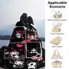 1pc. Cute Gothic Kuromi Plushie Decorative Blanket - Perfect for Home, Office, Outdoor Use, Gift Idea, Suitable for Al