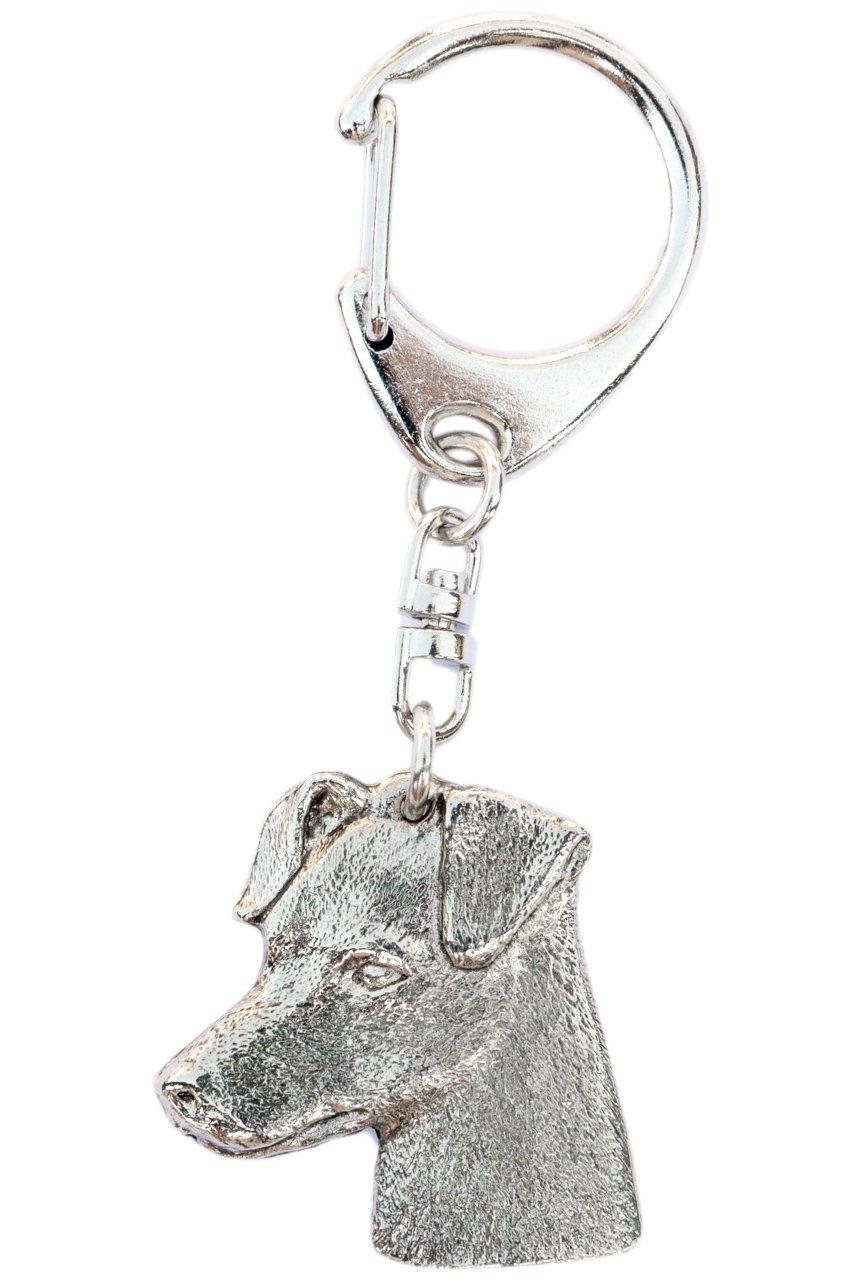 

Manchester Terrier Made in England Art Dog Keychain Collection (Head)
