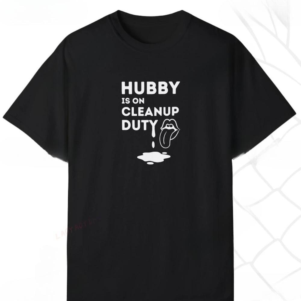 Футболка «Муж на уборке» для Хотвайф Кольда Футболка Повседневная Мода Свободная Одежда для Хотвайф Хип-хоп Панк Женские Футболки S