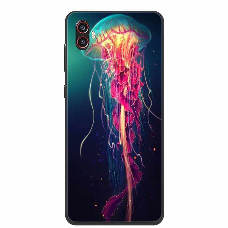 Flower Case For Samsung Galaxy Xcover6 Pro TPU Soft Silicone Back Cover For Samsung Galaxy Xcover Pro 2 Shell Xcover 6 Pro Funda