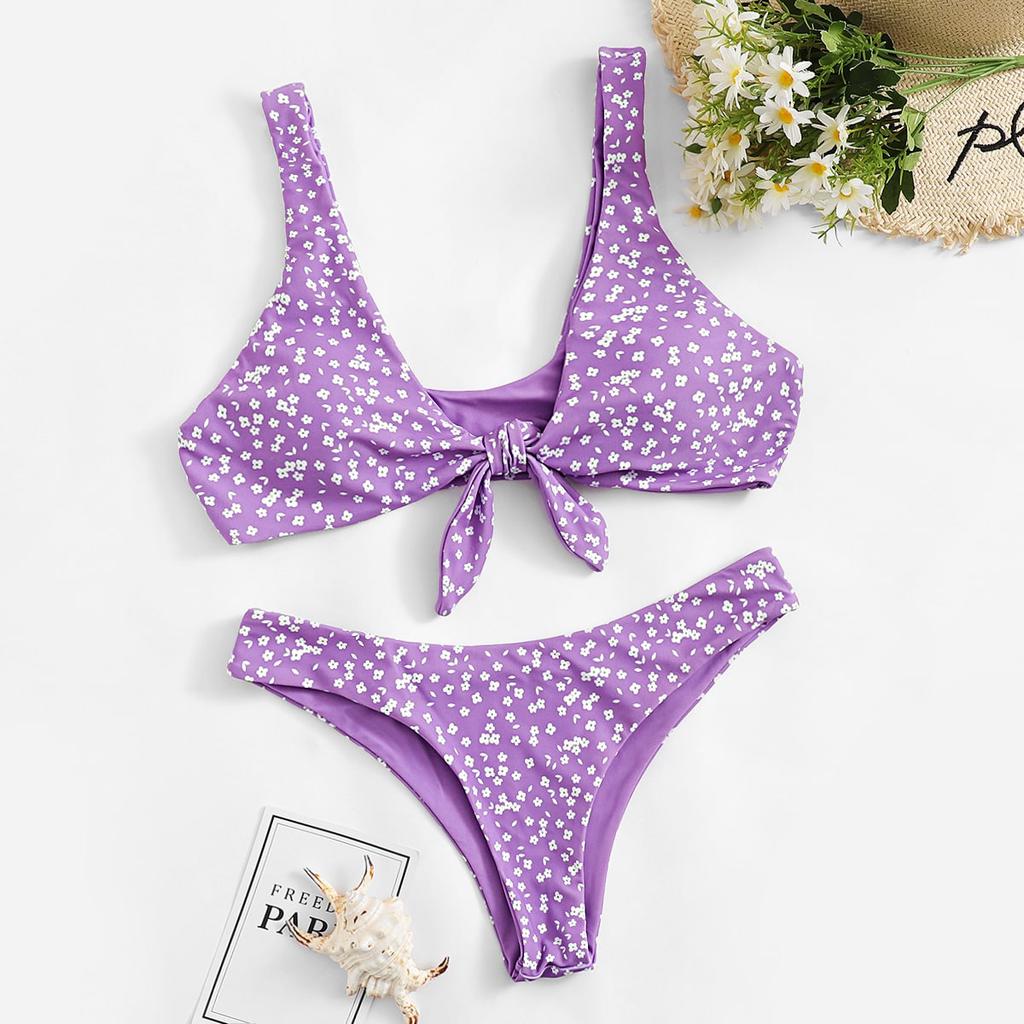 ZAFUL Bikini bustier coupe sans bretelles pour femme