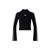 Originals Women's Premium Knit Turtleneck Crop Top Black JI7058