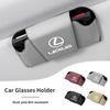 THQP1 Car Glasses Box Visor Sunglasses Holder Storage Clip Accessories For Lexus IS250 IS200 ES350 GS400 GS430 GX460 HS250h IS300