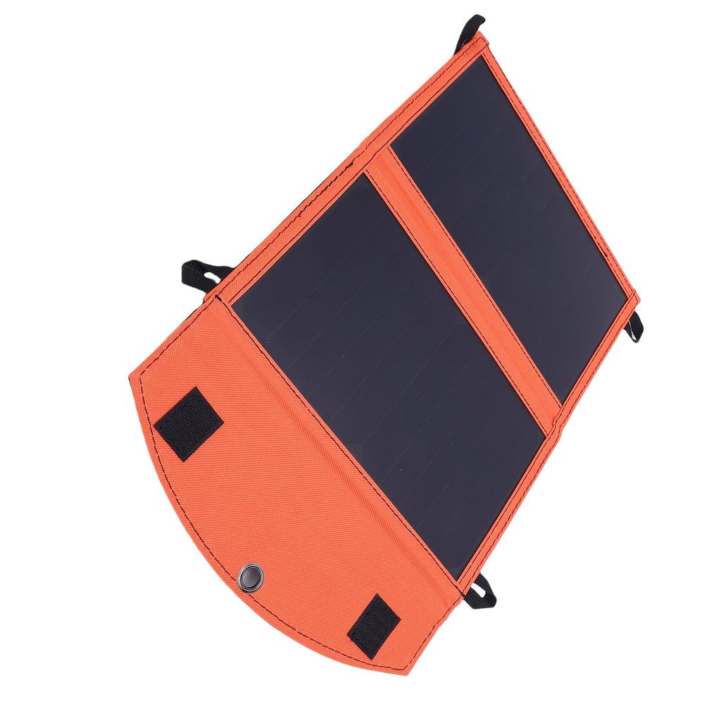 Folding Solar Panel Multifunction Powerbank Charger 14W 2 Folds IP67 Water Proof USB A USB C Camping Emergency Charging