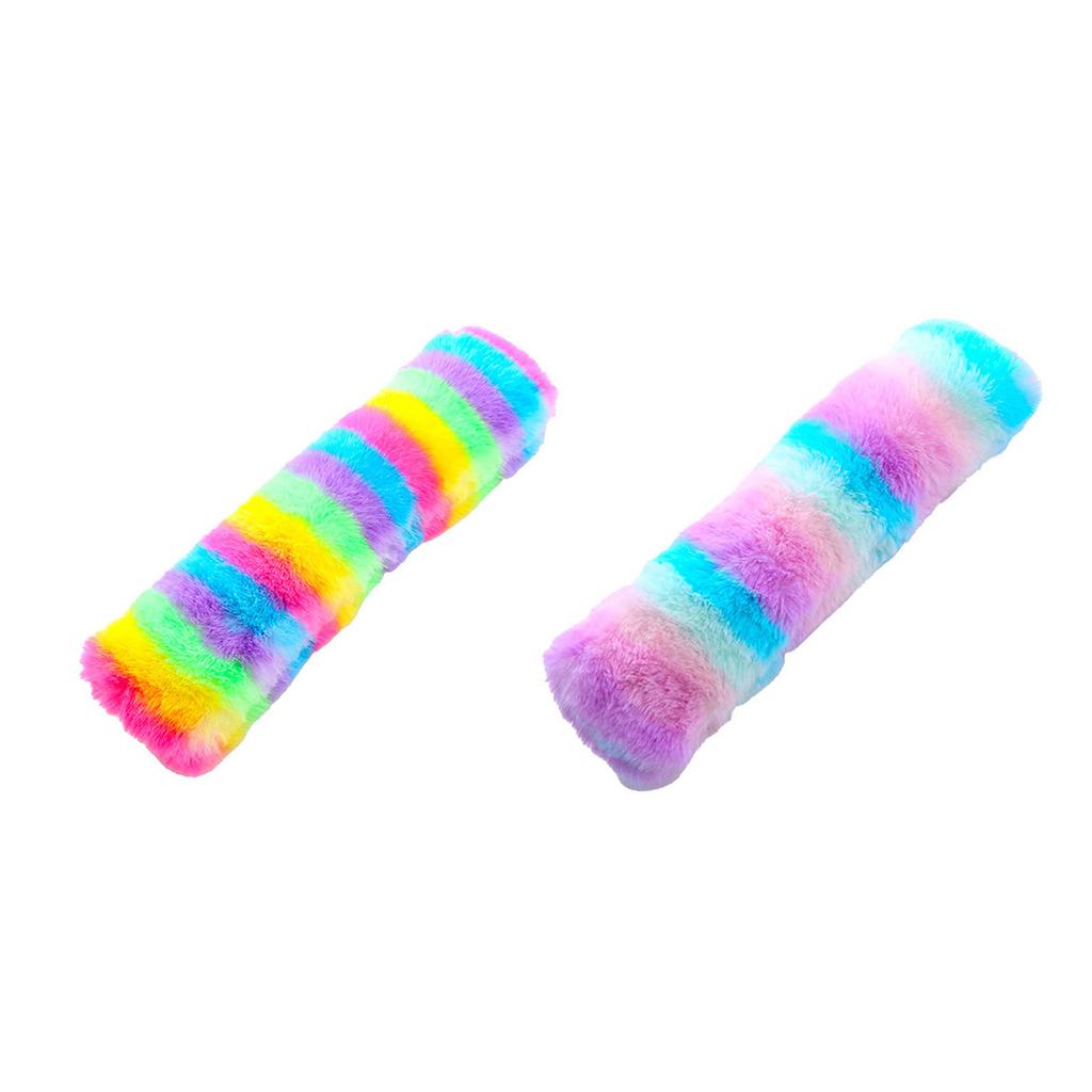 Plush Cat Pillow Toy Filled Catmint Tie Dye Color Cute Playing Toy for Cat Interactive Pillow Cat Indoor Cuddling Toy