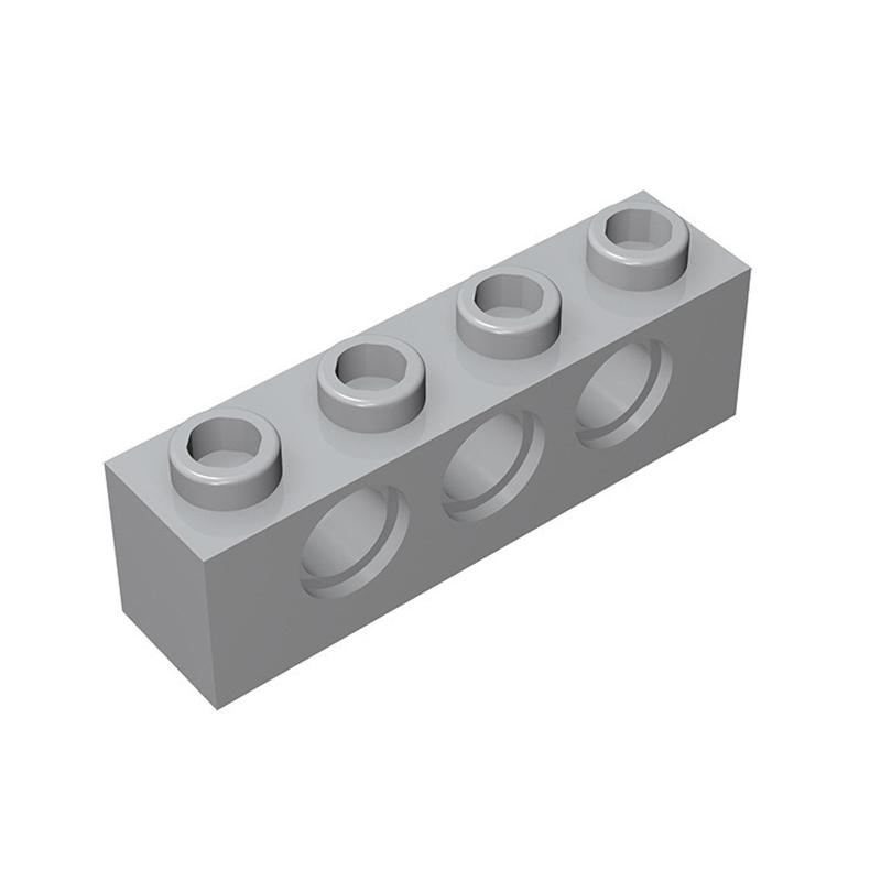 10 Stück 3701 1x4 3 Löcher Bausteine Moc Technische Teile Kompatibel mit Bricks DIY Kinder Montage Spielzeug Geschenkbox