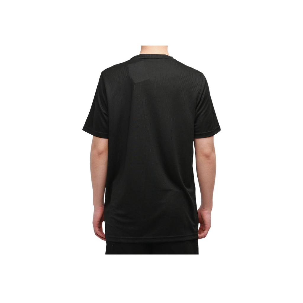 Puma Solid Color Sports Running Training Printed Crew Neck Short Sleeve T-Shirt Men Tops Black 520315-01