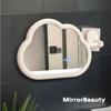 Cloud Bathroom Wall-mounted Makeup Mirror - Freely Adjustable and Retractable, No Need for Drilling, Wall-mounted Makeup Mirror for Dressing Table