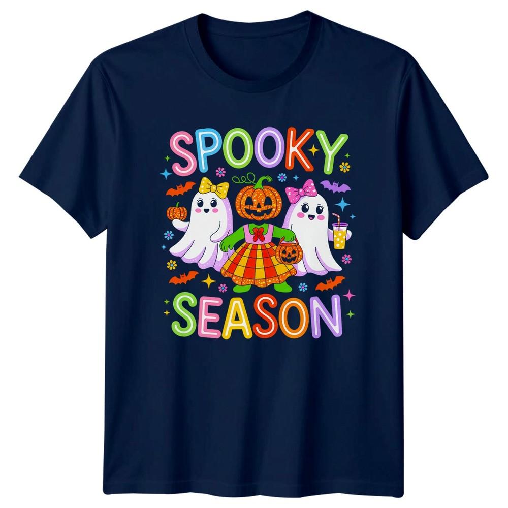 Spooky Season Halloween Holidays Unisexs TShirt Unisexs Tee Graphic Unisex Top B