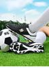 Professional Youth Futsal Low-Top Lace-Up Football Shoes with Long Studs
