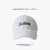 Korean Style Embroidered Letter Baseball Cap for Women with Thick Plush Baseball Cap Warmth and Cold To Show Their Face Adjustable Hat