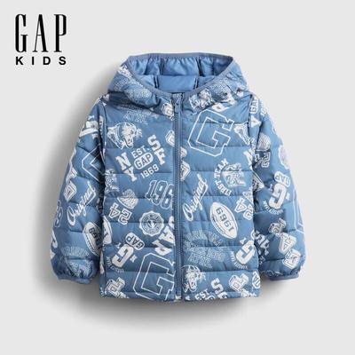 Boys' Cartoon Print Lightweight Hooded Jacket