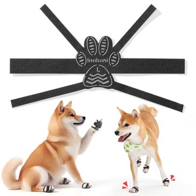 [Improved Version] LOOBANI Dog Anti-Slip Stickers for Senior Dogs with Weak Paws. Features a Band Design That Wraps Around the Top of the Foot for Inc