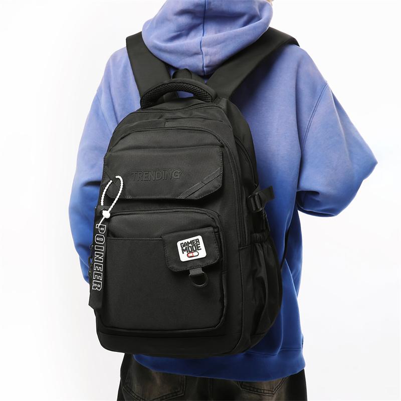 Men's Large Capacity Backpack Travel Computer Backpack Women's Junior Senior High School Student Schoolbag