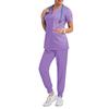 Dental Doctor Surgical Clothes Women'S Split Hand Washing Clothes Set Nursing Overalls Quick-Drying Hospital Nurse Clothes Thin Short Sleeves