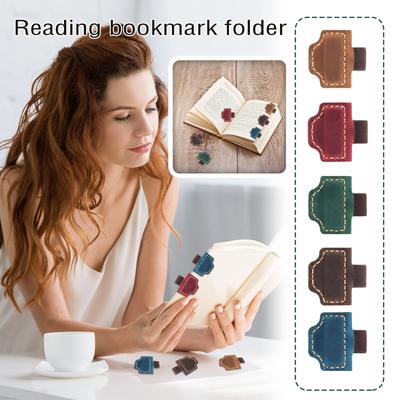 Handmade Magnet Retro Magnetic Suction Pen Inserted Magnetic Bookmark Holder