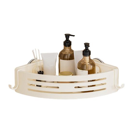 Suport de colț cu ventuză Triunghiular Suport de colț pentru duș Fără găurire Organizator de baie reglabil cu bară pentru prosoape Suport de depozitare pentru duș Bucătărie