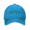Women Want Me Fish Fear Me Meme Baseball Cap Fashion Distressed Washed  Headwear Unisex Women Outdoor Summer  Adjustable Hats Cap
