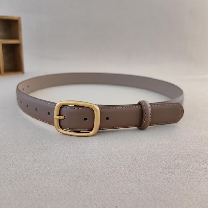 Women Leather Genuine Belt Summer Fashion Casual Dress Wear Pin Buckle Office