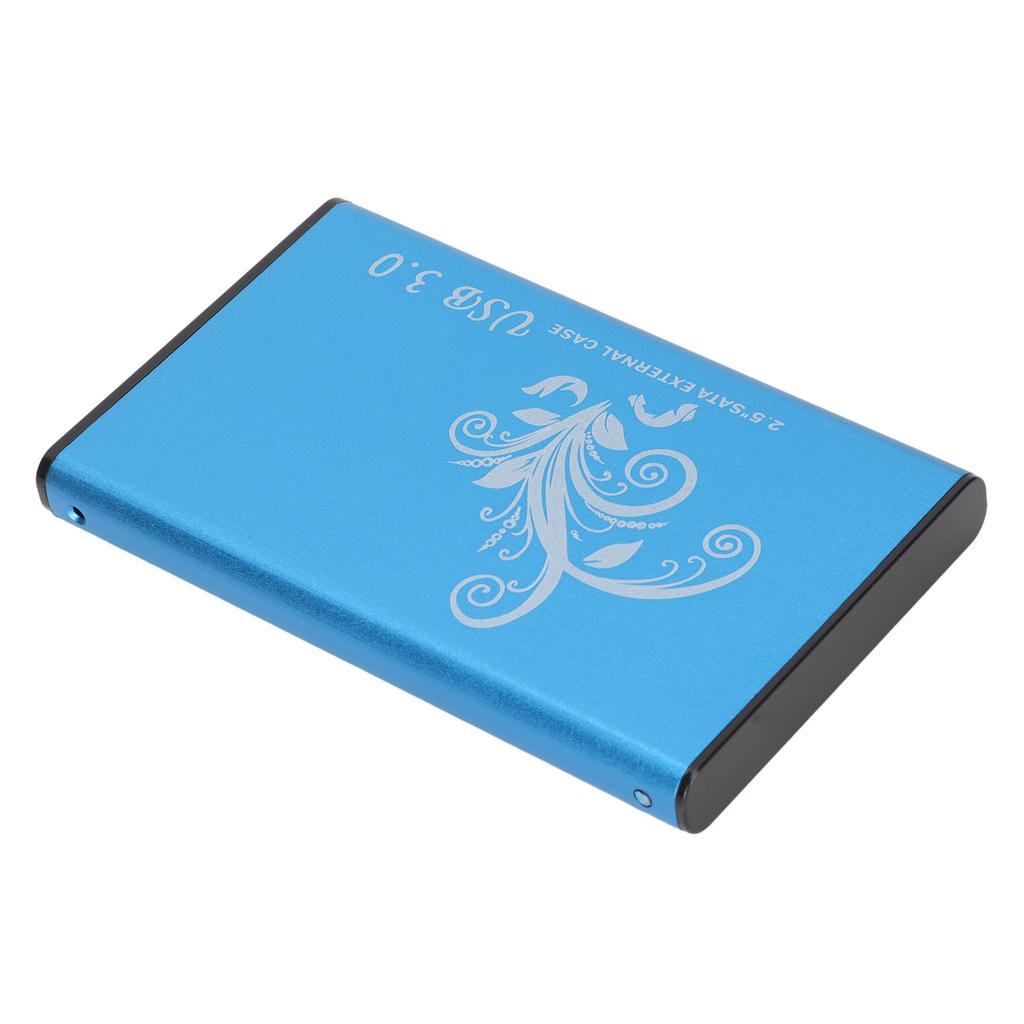 Hard Drive Enclosure 4TB 2.5in 5Gbps Transmission USB3.0 Aluminium Alloy Plug and Play HDD Enclosure for Laptop Desktop
