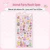 3D Crystal Diamond Cartoon Stickers for Kids - Cute, Decorative & Embossed for Girls
