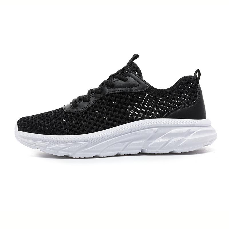 Men's Shoes Plus Size Men's Sneaker Summer Flying Woven Hollow Men's Shoes Stylish and Lightweight Outsole Running Shoes